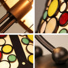 Retro-Style Stained Glass 2-Light Table Lamp 18'' Shade - CHLOE Lighting