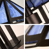 Retro-Style Stained Glass 2-Light Table Lamp 18'' Shade - CHLOE Lighting