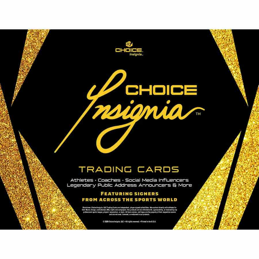 Choice Insignia Llc -  Series 1 - 2025 Choice Insignia Series 1 Trading Cards Hobby Pre-Order