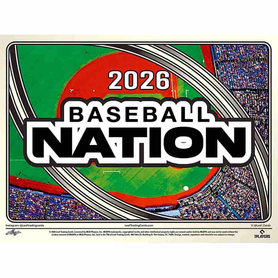 Leaf Trading Cards -  Nation - 2026 Leaf Baseball Nation Hobby Pre-Order