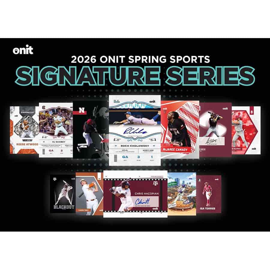 Onit Athlete -  Signature Series - 2026 Onit Spring Sports Signature Series Baseball Value Box Auburn University Pre-Order