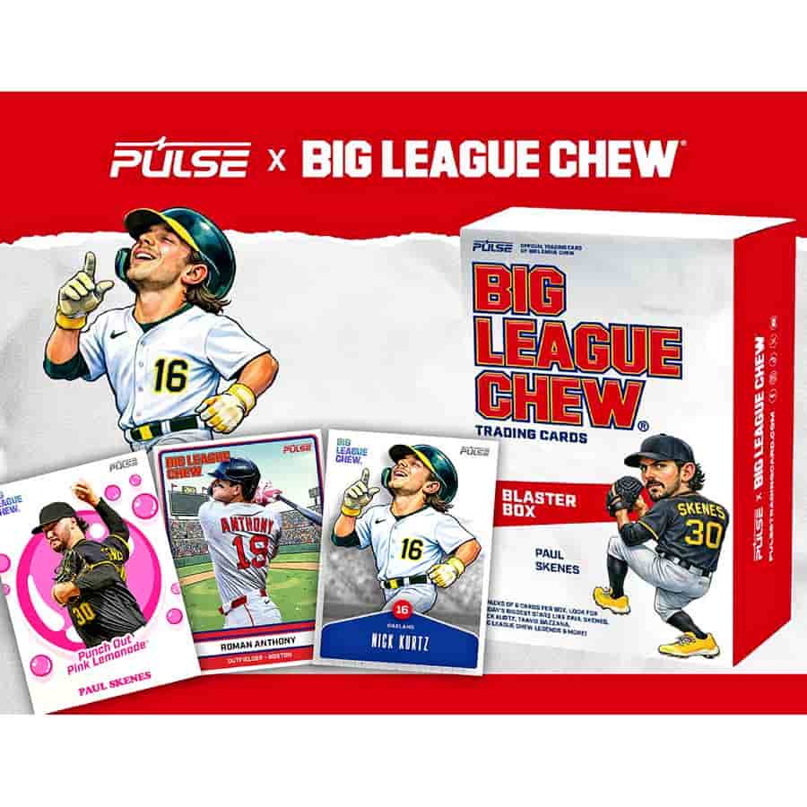 Pulse Trading Cards -  Big League Chew - 2026 Pulse Big League Chew Baseball Blaster Box Pre-Order