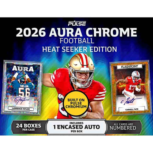 Pulse Trading Cards -  Aura - 2026 Pulse Aura Chrome Football Heat Seeker Edition Pre-Order