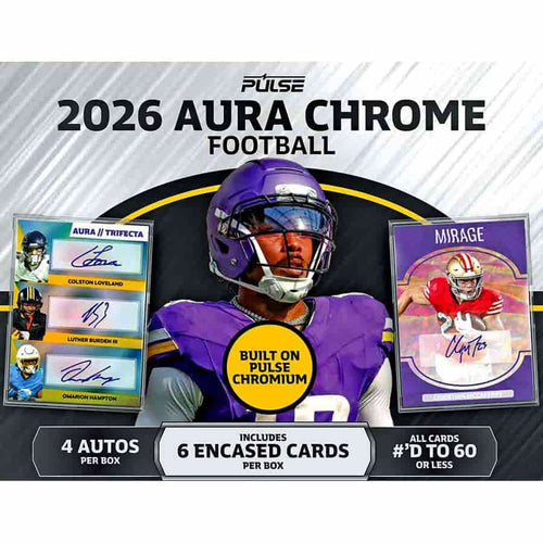 Pulse Trading Cards -  Aura - 2026 Pulse Aura Chrome Football Hobby Pre-Order