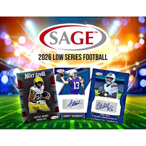Sage Collectibles -  Low Series - 2026 Sage Football Low Series Hobby