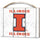 Illinois Fighting Illini Small Plaque - Weathered Logo -