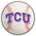 Fanmats - Texas Christian University Baseball Mat 27'' diameter