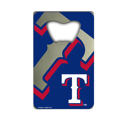 Texas Rangers Bottle Opener Credit Card Style -
