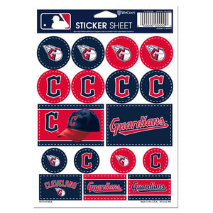 Cleveland Guardians Decal Sheet 5x7 Vinyl - WinCraft