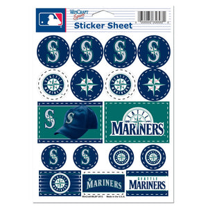 Seattle Mariners Decal Sheet 5x7 Vinyl - WinCraft