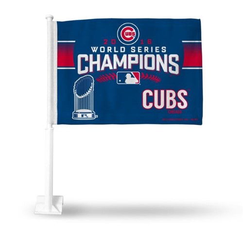 Chicago Cubs Flag Car Style 2016 World Series Champs CO - Rico Industries