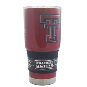 Texas Tech Red Raiders Travel Tumbler 30oz Ultra Red -