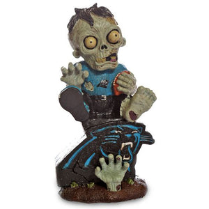 Carolina Panthers Zombie On Logo Figurine -