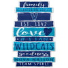 Villanova Wildcats Sign 11x17 Wood Family Word - WinCraft