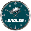 Philadelphia Eagles Round Chrome Wall Clock - Wincraft