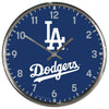 Los Angeles Dodgers Round Chrome Wall Clock - Wincraft