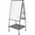 Wheasel Easel Dry-Erase Board, Porcelain-on-Steel, 28 3/4 x 59 1/2, White/Black - Best-Rite