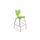 Hierarchy Stool - 4-Leg Stool (30  inch) - Green- No Arms- Chrome Base - Moore