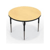 Activity Table - 36'' Round - Fusion Maple Top Surface - Black Edgeband - BALT
