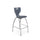 Hierarchy Stool - 4-Leg Stool (30  inch) - Navy- No Arms- Chrome Base - Moore