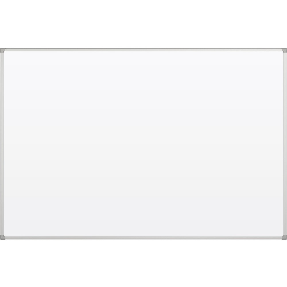 Porcelain Steel W/Galvanized Backer - Standard Gloss - Brio Trim - Silver - 4X6 - Best-Rite