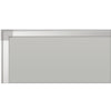 Porcelain Steel W/Galvanized Backer - Low Gloss - Brio Trim - Silver - 4X8 - Best-Rite