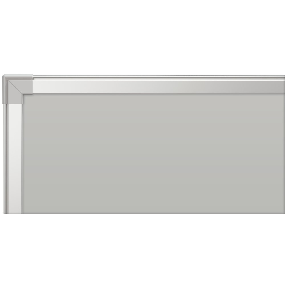 Porcelain Steel W/Galvanized Backer - Low Gloss - Brio Trim - Silver - 4X8 - Best-Rite