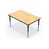Activity Table - 30''X48'' Rectangle - Fusion Maple Top Surface - Black Edgeband - BALT