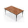 Activity Table - 36''X60'' Rectangle - Amber Cherry Top Surface - Black Edgeband - BALT