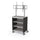 Compass Cabinet  - Midi H2 -Shelves / Casters / TV Mount -Black - Moore