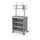 Compass Cabinet  - Midi H2 -Shelves / Casters / TV Mount - Cool Grey - Moore