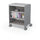 Compass Cabinet - Midi H2 -Shelves / Casters - Cool Grey - Moore