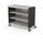 Compass Cabinet - Maxi H2 -Shelves / Casters - Black - Moore
