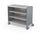 Compass Cabinet - Maxi H2 -Shelves / Casters - Cool Grey - Moore