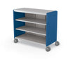 Compass Cabinet - Maxi H2 -Shelves / Casters - Navy - Moore