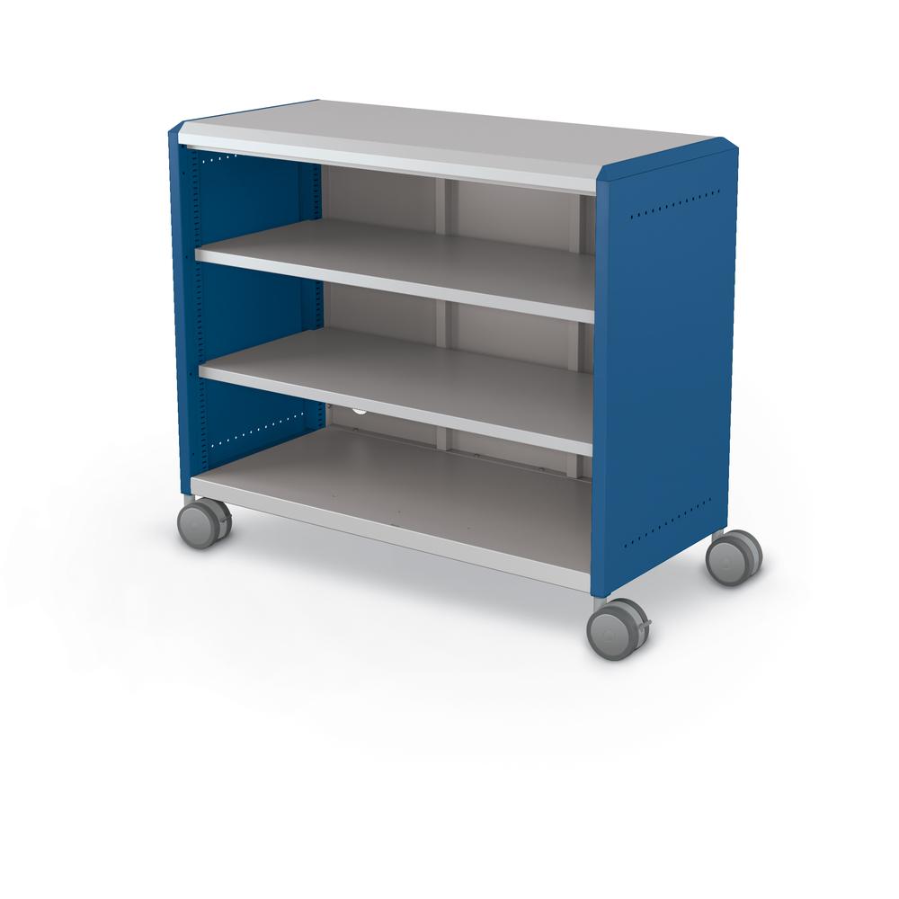Compass Cabinet - Maxi H2 -Shelves / Casters - Navy - Moore