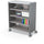 Compass Cabinet - Maxi H3 -Shelves / Casters - Cool Grey - Moore