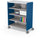 Compass Cabinet - Maxi H3 -Shelves / Casters - Navy - Moore