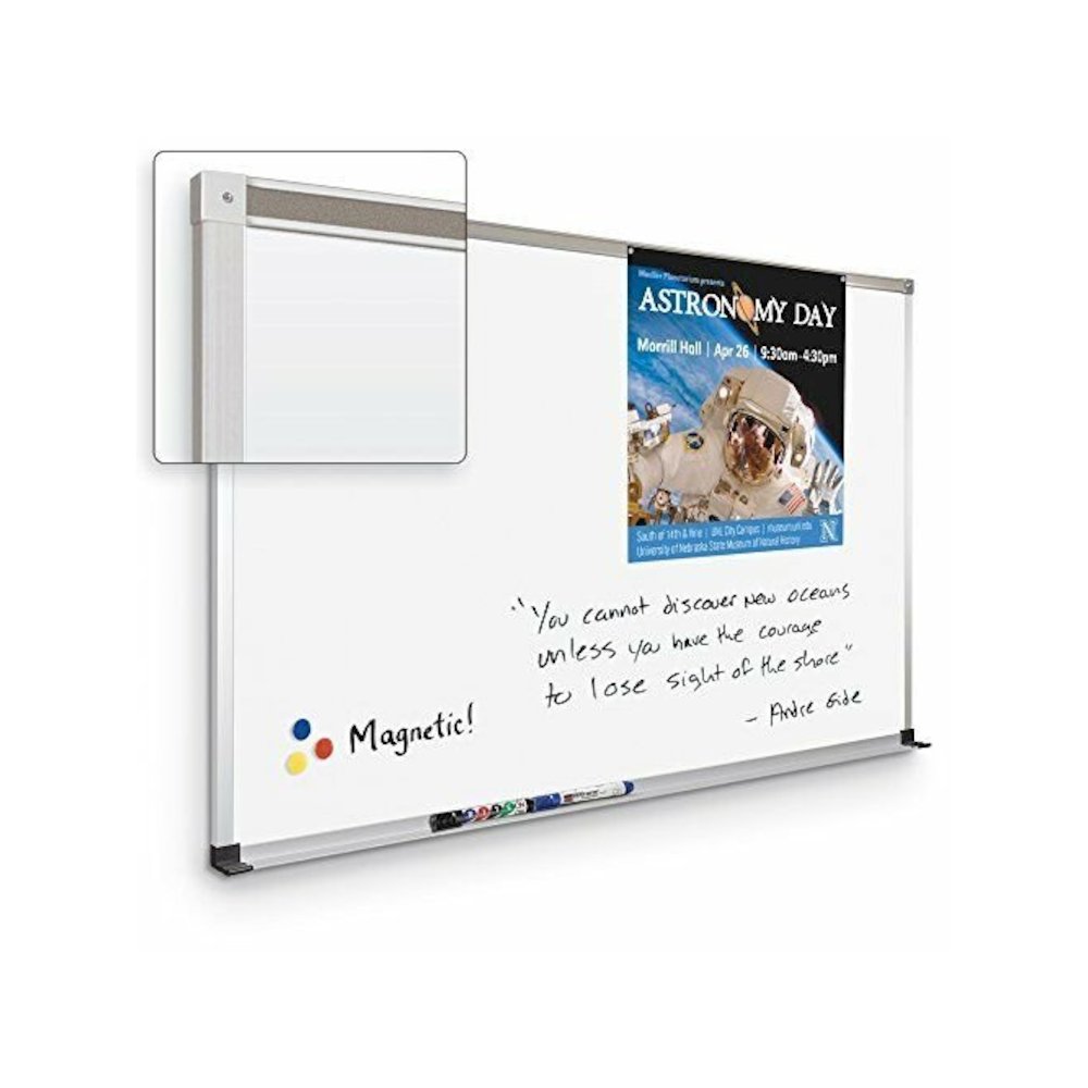 Aluminum Trim - Porcelain Markerboard - 4' X 6' - Best-Rite