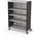 Compass Cabinet - Grande -Shelves / Casters -Black - Moore