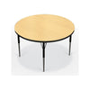 Activity Table - 42'' Round - Fusion Maple Top Surface - Black Edgeband - BALT