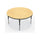 Activity Table - 48'' Round - Fusion Maple Top Surface - Black Edgeband - BALT