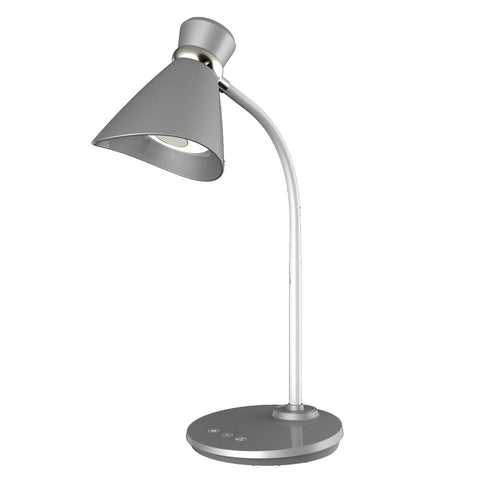 6W Desk Lamp, Silver Finish - Dainolite
