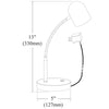 5W Table Lamp, Satin Black Finish - Dainolite