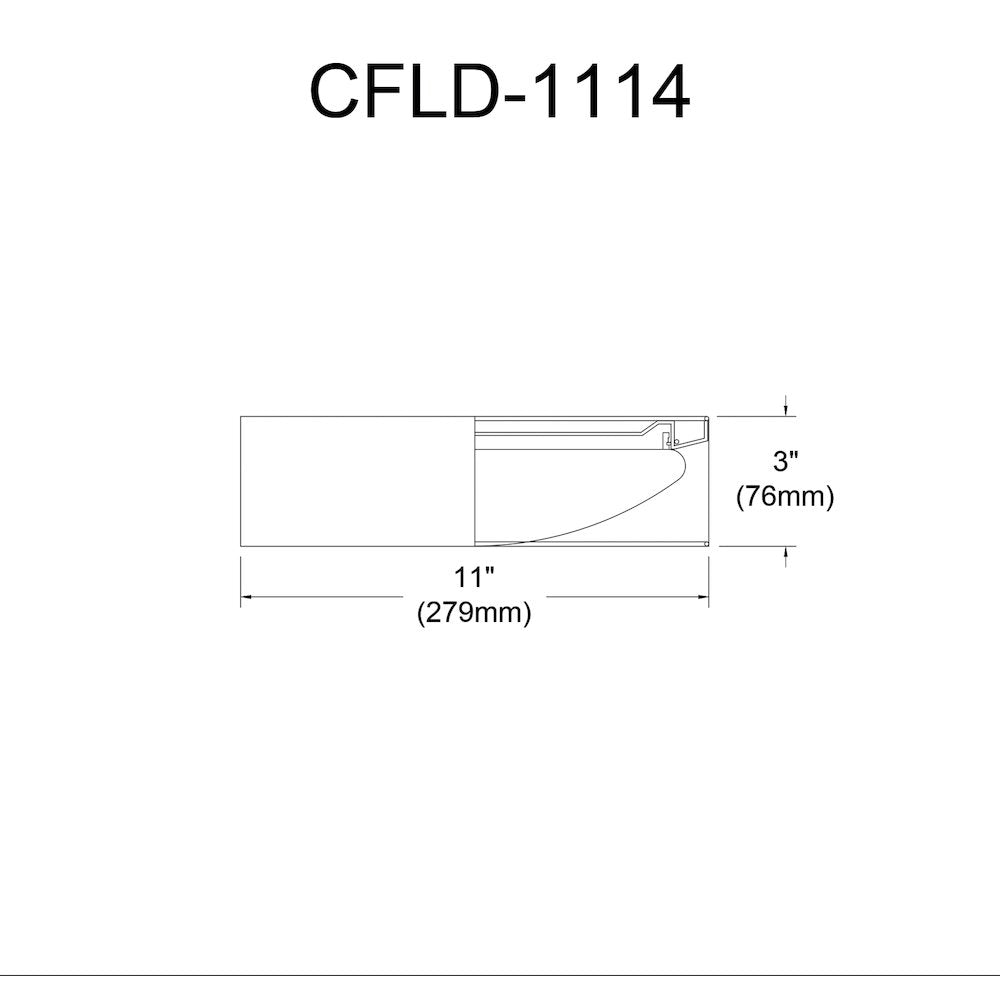 LED Flush Mount, Satin Chrome Finish, Natural Shade - Dainolite