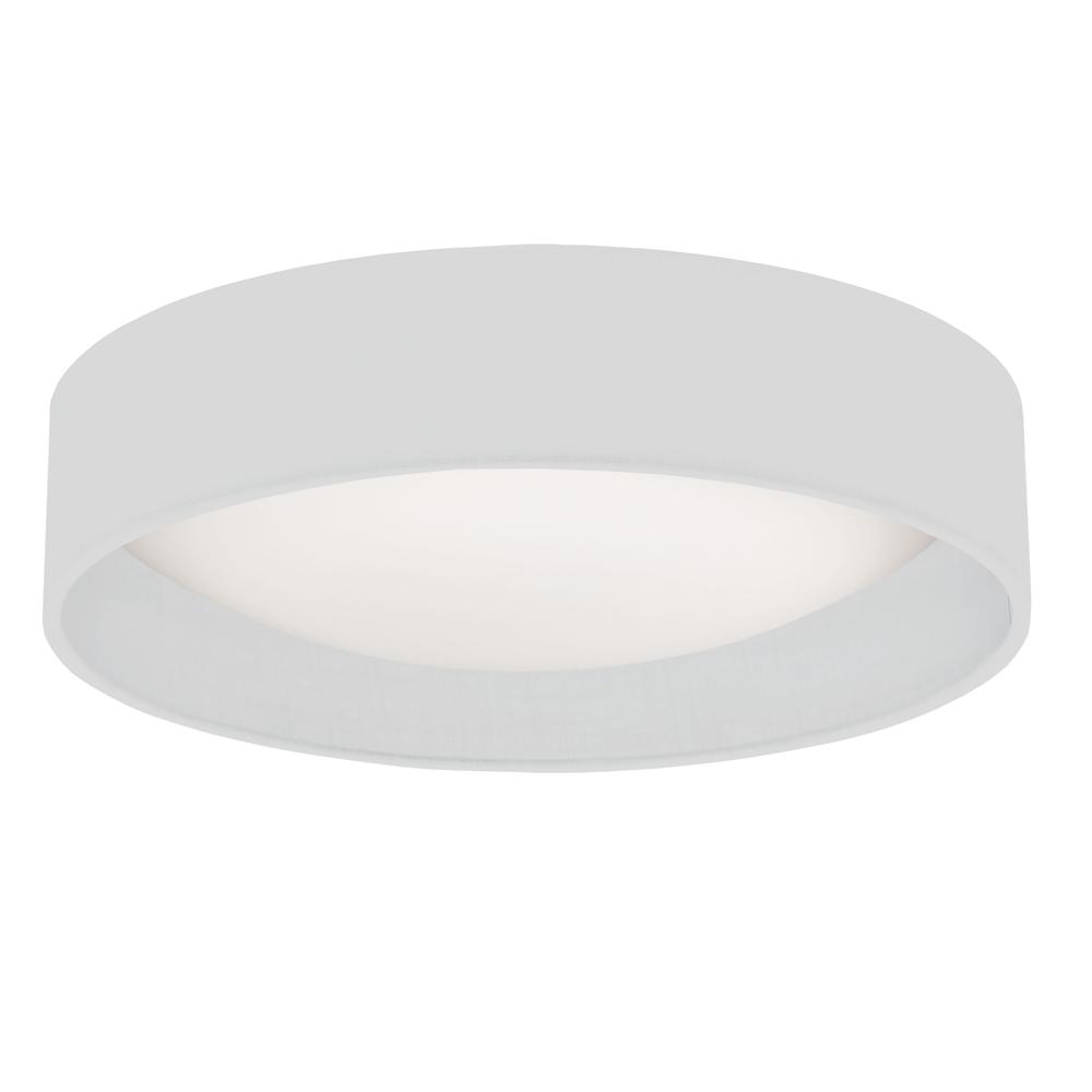 15'' Flush Mount, White Shade - Dainolite