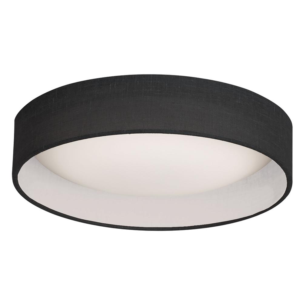 15'' Flush Mount, Black Shade - Dainolite