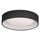 15'' Flush Mount, Black Shade - Dainolite