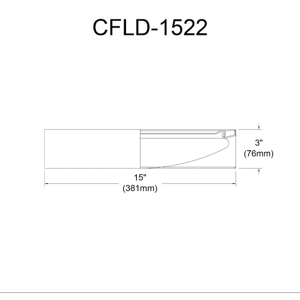 LED Flush Mount, Satin Chrome Finish, Natural Shade - Dainolite