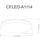 Ceiling Flush 14W 280mm (11'') - Dainolite